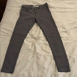 Topshop Moto Leigh Charcoal Denim